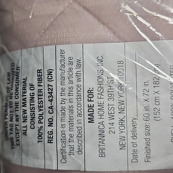 UGG Mischa Quilted Outdoor Blanket in Rosewater Stripe - Picture 5 of 6